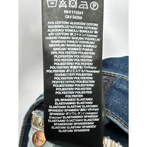 7 For All Mankind Men's Paxtyn Slim Straight Blue Denim Jeans - Size 34x29.5 - Picture 5 of 9